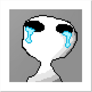 Pixel art Sad Posters and Art